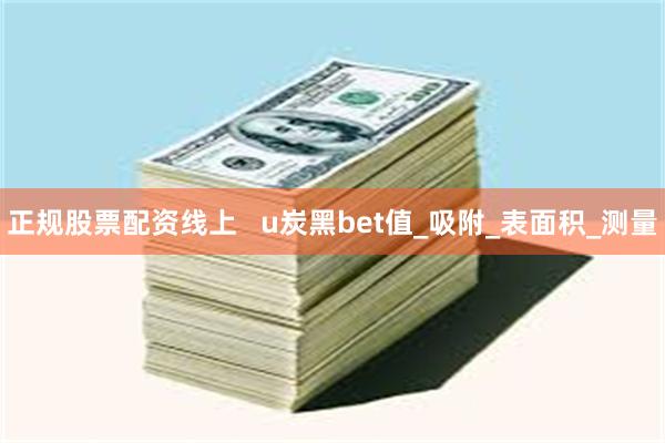 正规股票配资线上   u炭黑bet值_吸附_表面积_测量